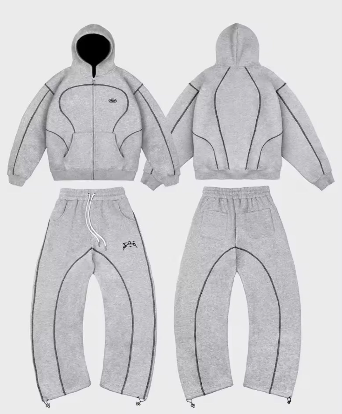 Nya herrkläder för män, hiphop, mode, Y2K, retro, trendig, avslappnad, sportig, personlighet, mönster, design, lösa mjukisbyxor